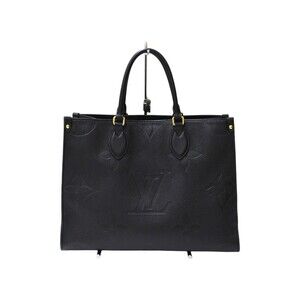 Louis Vuitton On the Go Monogram Empreinte Leather Noir Handbag Shoulder Bag